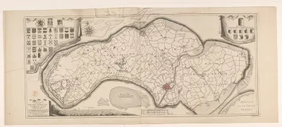 Kaart van Schouwen-Duiveland