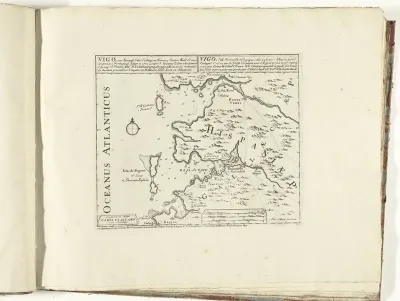 Kaart van Vigo, ca. 1701-1713