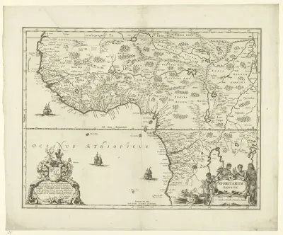 Kaart van West Afrika