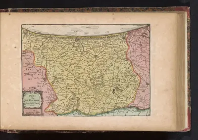 Kaart van West-Vlaanderen