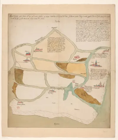 Kaart van Zeeland, 600