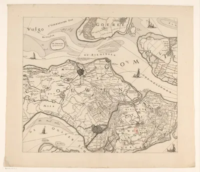 Kaart van Zeeland (tweede deel)