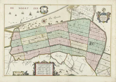 Kaart van Zijpe en omgeving