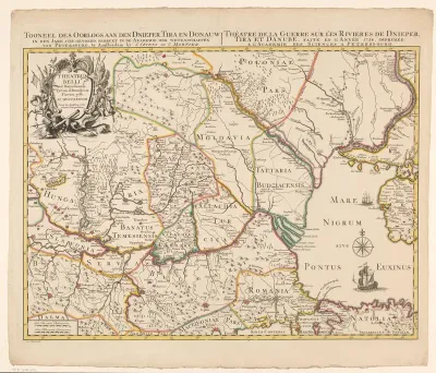 Kaart van Zuidoost-Europa