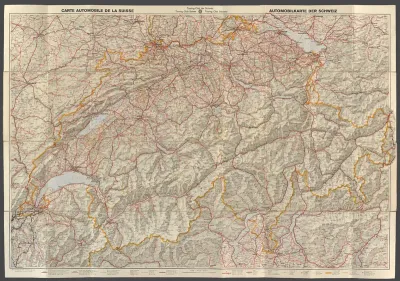 Kaart van Zwitserland