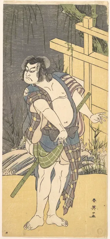 Kabuki Actor Sakata Hangorō III as an Outlaw