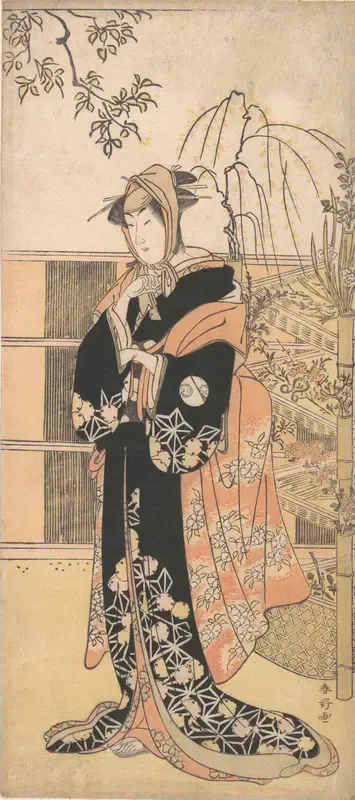 Kabuki Actor Segawa Kikunojō III in a Woman’s Role