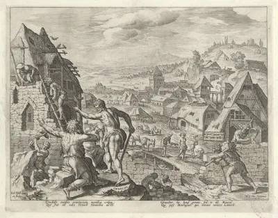 Kaïn bouwt de stad Henoch