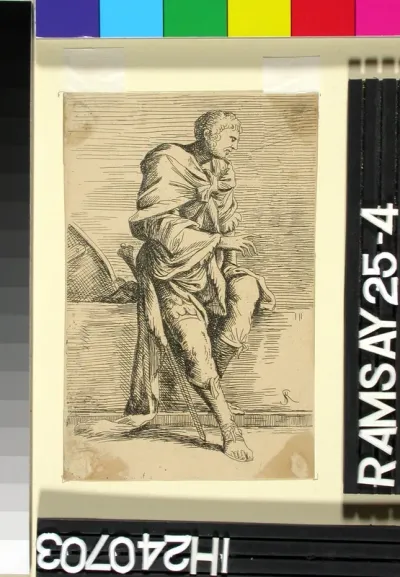 Kaiteella istuva sotilas
