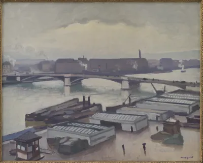 Kaj i Rouen, regnvejr