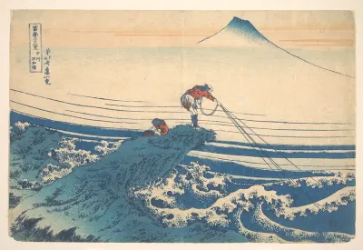 Kajikazawa in Kai Province, from the series Thirty six Views of Mount Fuji
