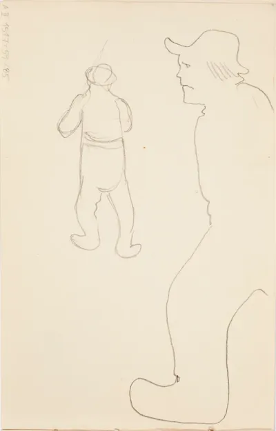 Kaksi mieshahmoa