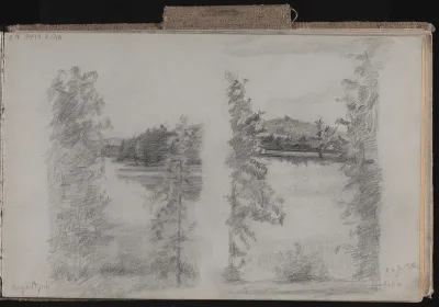 Kaksi rantamaisemaa
