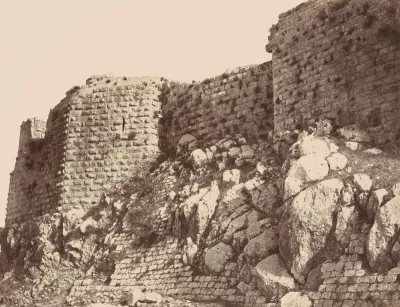 Kalaat-Esch-Schekif, Beaufort—Vue partielle de l'enceinte sud-ouest (Partial view of the south-west enclosure)