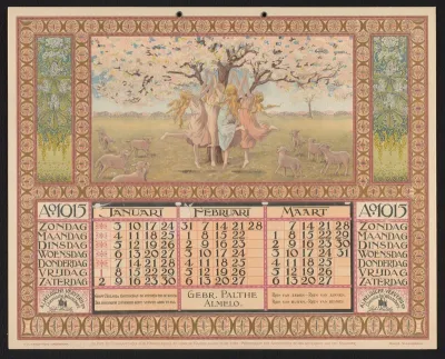 Kalender voor 1915 van Gebroeders Palthe