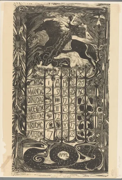 Kalenderblad april 1894