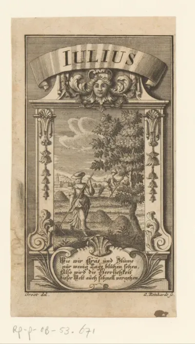 Kalenderblad Juli