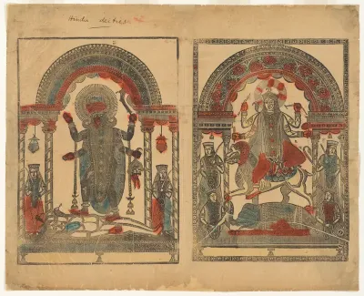 Kali and Jagaddhatri
