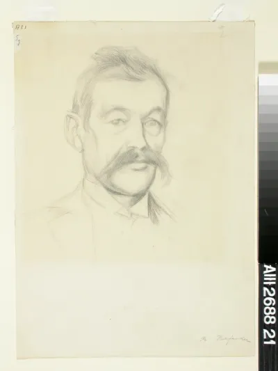 Kalle Kajander, Portrait Study