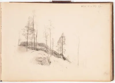Kalliorinne. Todennäk. 1880-luvun jälkipuol.