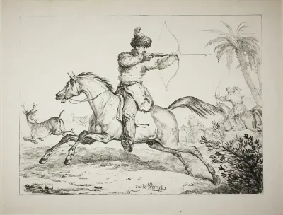 Kalmouk Archers Hunting Deer