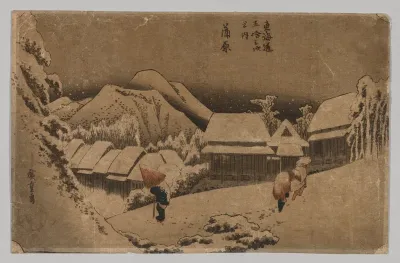 Kambara: Evening Snow