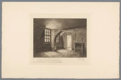Kamer waarin Charlotte Corday sliep de nacht voor de moord op Jean-Paul Marat