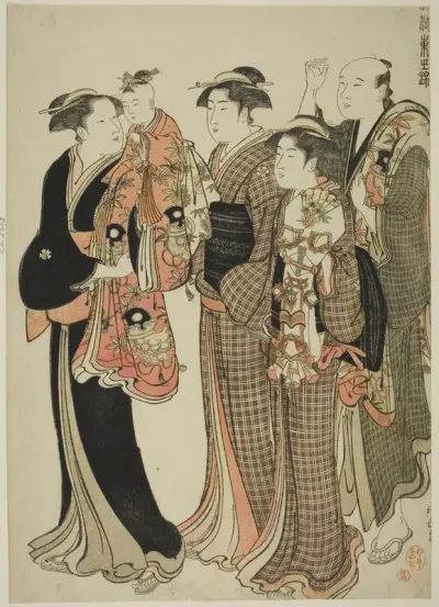 Kamioki, from the series "A Brocade of Eastern Manners (Fuzoku Azuma no nishiki)"
