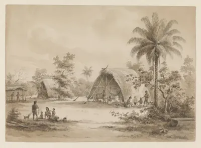 Kamp van de Arowakken of Caraïben