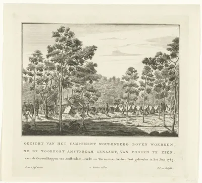 Kampement Woudenberg (voorzijde), 1787