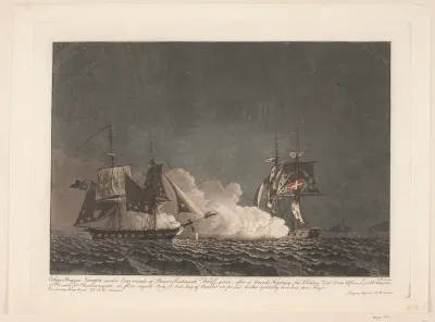 Kampen mellem briggen Lougen og en engelsk brig, 14. marts 1808