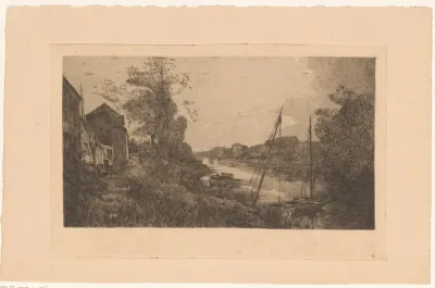 Kanaal met aan weerszijden huizen