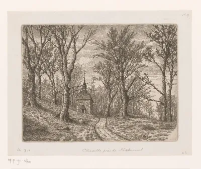 Kapel in het bos bij Stoumont