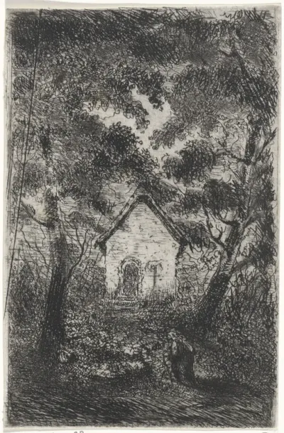 Kapel in het bos