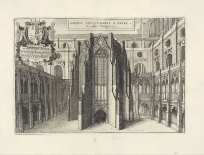 Kapittelhuis van de Saint Paul's Cathedral in Londen