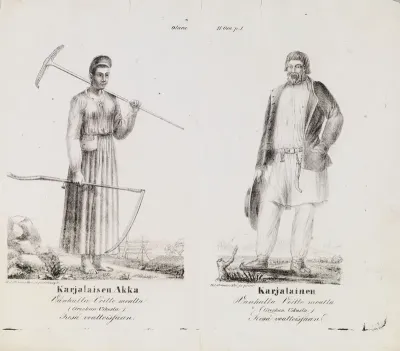 Karelian Man and Woman