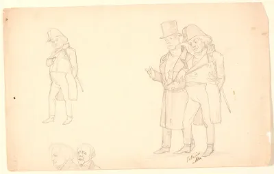Karikatur af brødrene Ørsted.