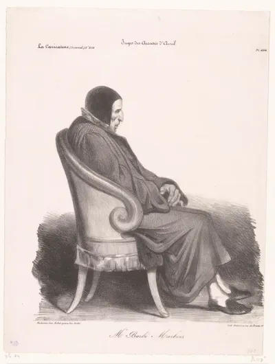 Karikatuur van François Barbé-Marbois