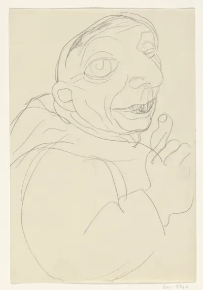 Karikatuur van Leo Gestel