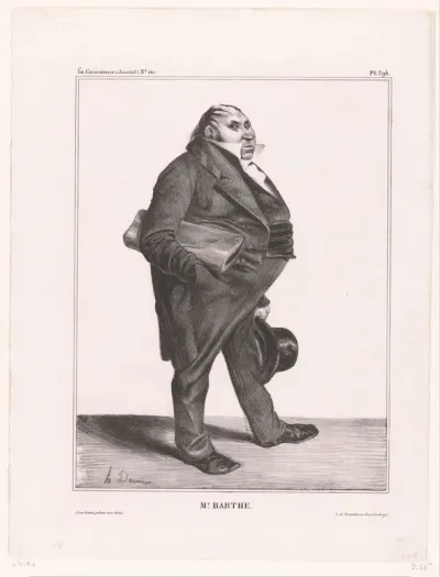 Karikatuur van minister Félix Barthe