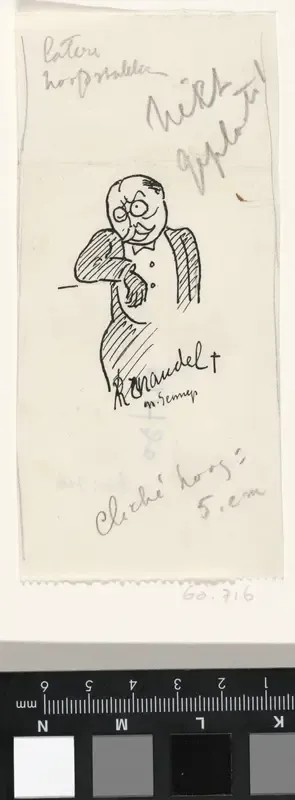 Karikatuur van Pierre Renaudel