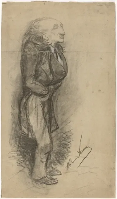 Karikatuurportret van de kunstschilder Willem Maris