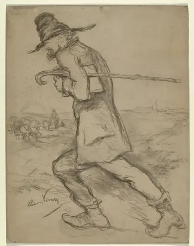 Karikatuurportret van Francois Pieter ter Meulen