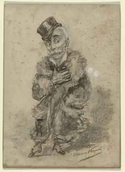 Karikatuurportret van Jan Gerard Smits