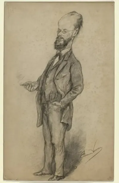 Karikatuurportret van Johannes Didericus Doorman