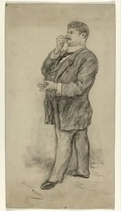 Karikatuurportret van Johannes Martinus Vrolijk