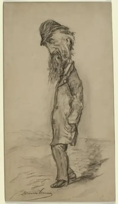 Karikatuurportret van Julius Jacobus van de Sande Bakhuyzen