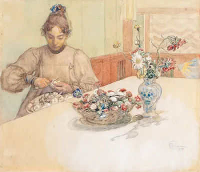 Karin Peeling Apples