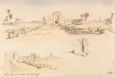 Karnak, 9:30 am, 24 February