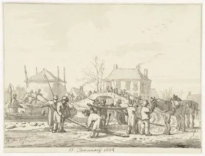 Karnemelksloot te Naarden, 11 januari 1814
